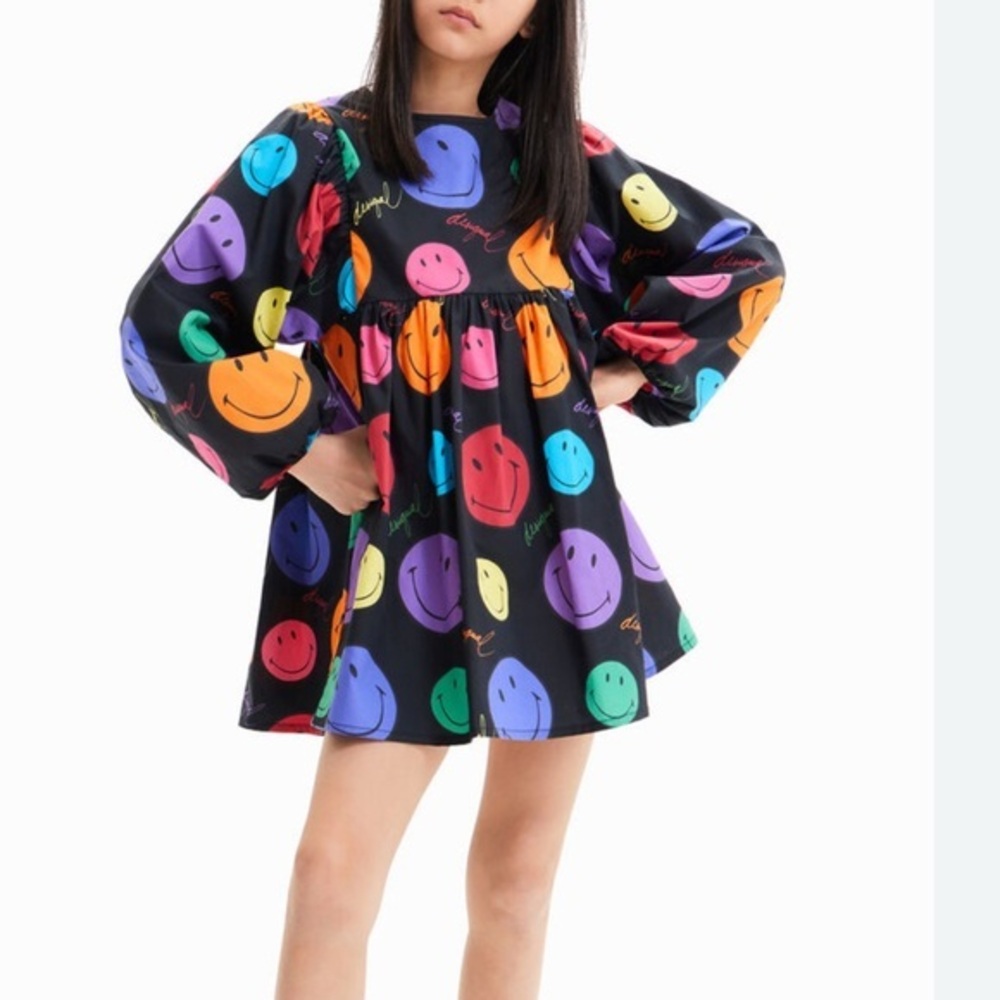 Desigual X Smiley Girls Dress 13/14